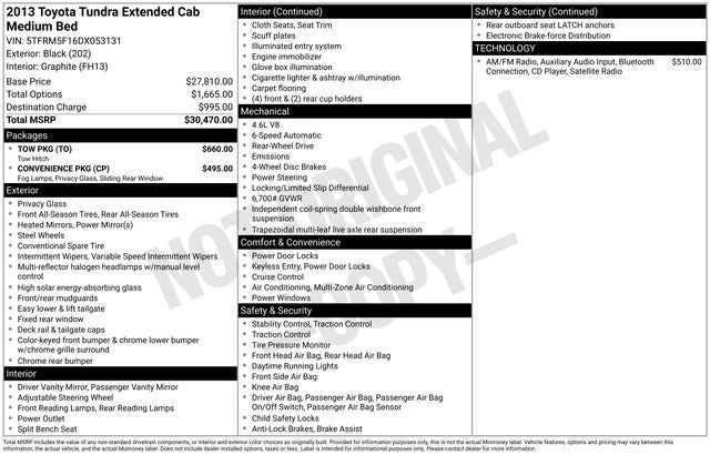 2013 Toyota Tundra Grade 4.6L V8