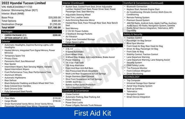 2022 Hyundai Tucson Limited