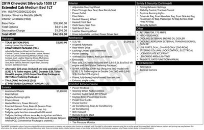 2019 Chevrolet Silverado 1500 LT Texas Edition