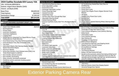 2024 Cadillac Escalade ESV Luxury