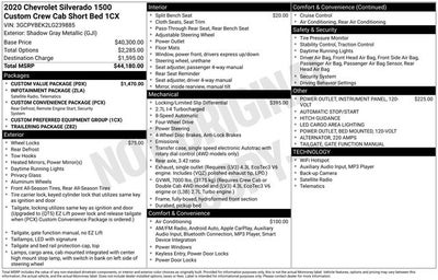 2020 Chevrolet Silverado 1500 Custom