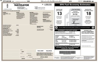 2012 Lincoln Navigator Base