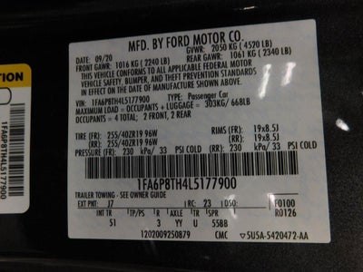 2020 Ford Mustang EcoBoost Premium