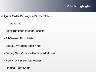 2022 Jeep Cherokee X