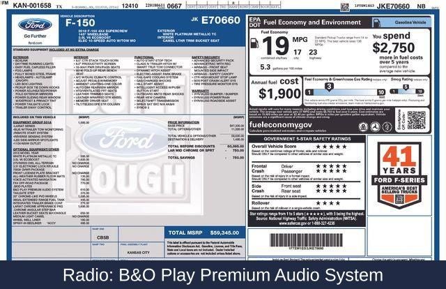 2018 Ford F-150 Lariat