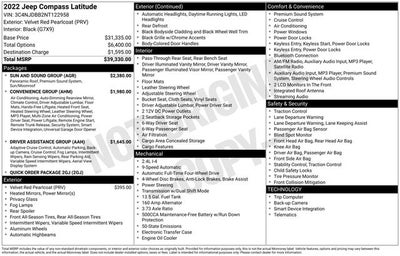 2022 Jeep Compass Latitude