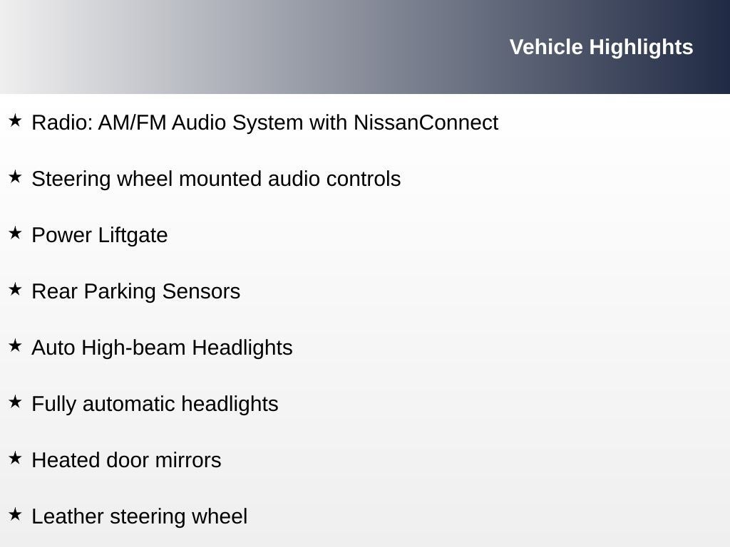 2025 Nissan Pathfinder SV