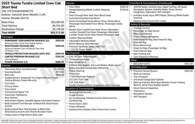 2025 Toyota Tundra Limited