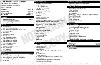 2016 Hyundai Accent SE