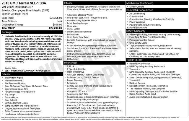 2013 GMC Terrain SLE-1