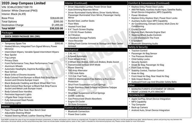 2020 Jeep Compass Limited