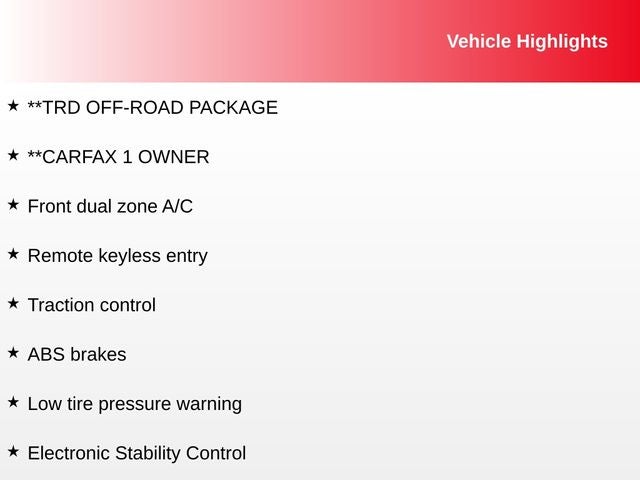 2023 Toyota Tacoma TRD Off-Road V6