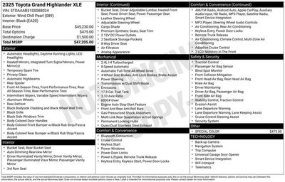 2025 Toyota Grand Highlander Base