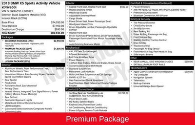 2018 BMW X5 xDrive50i