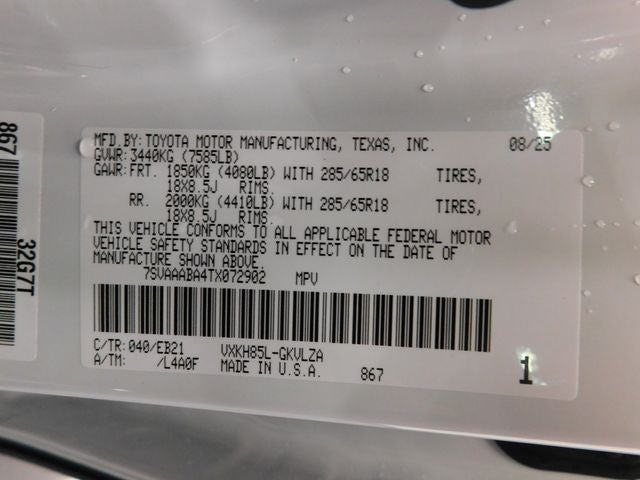 2026 Toyota Sequoia TRD Pro