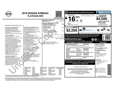 2018 Nissan Armada Platinum