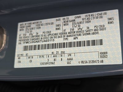 2026 Ford Escape Active