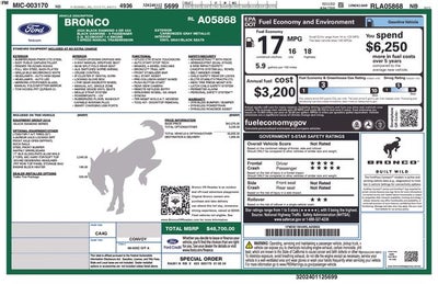 2024 Ford Bronco Black Diamond