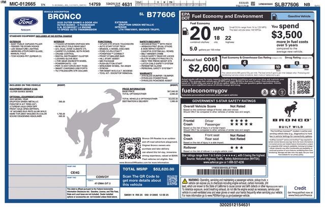 2025 Ford Bronco Outer Banks