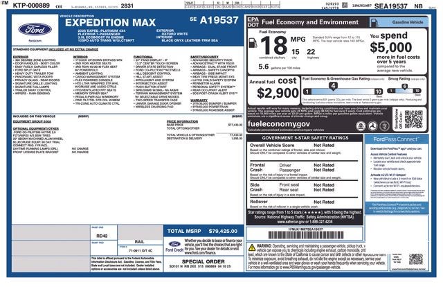 2025 Ford Expedition Max Platinum