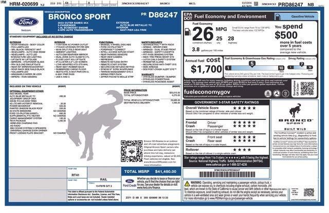 2023 Ford Bronco Sport Outer Banks