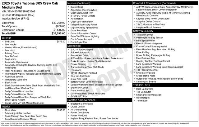 2025 Toyota Tacoma Base