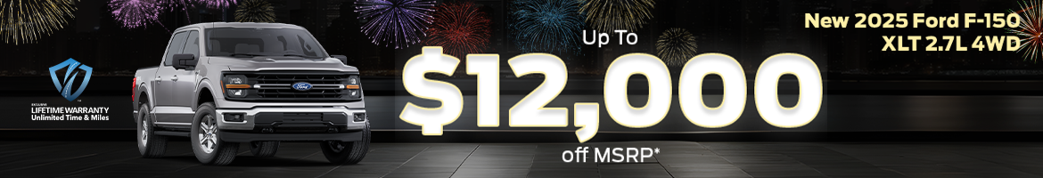 New 2025 Ford F-150 XLT 2.7L 4WD