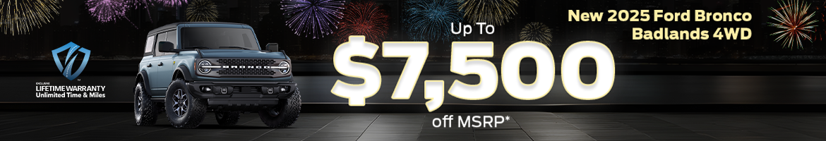 New 2025 Ford Bronco Badlands 4WD
