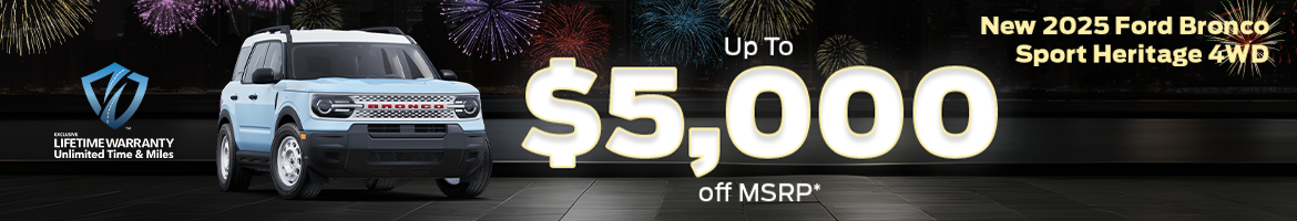 New 2025 Ford Bronco Sport Heritage 4WD