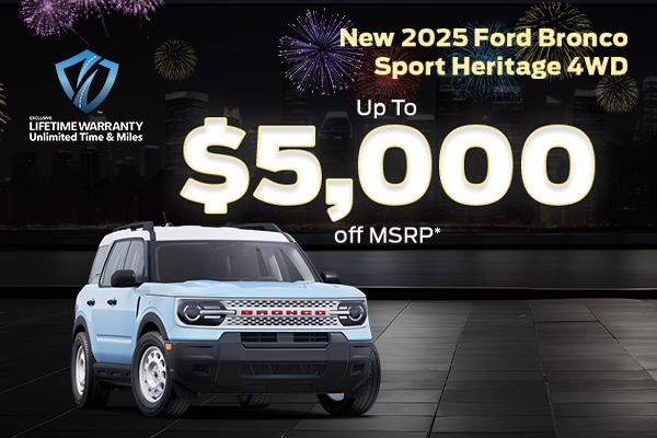 New 2025 Ford Bronco Sport Heritage 4WD