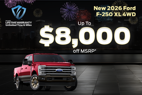 New 2026 Ford F-250 XL 4WD