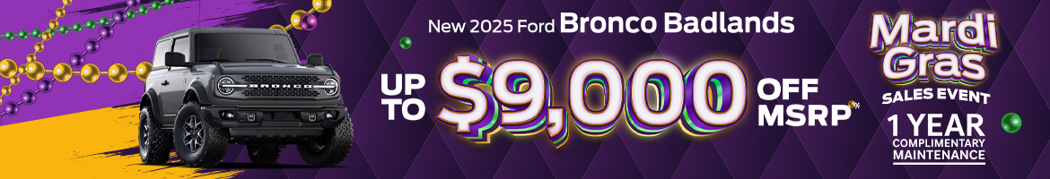 New 2025 Ford Bronco Badlands