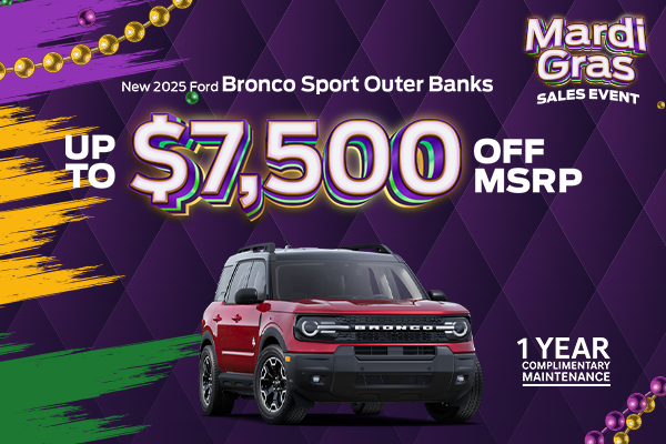 New 2025 Ford Bronco Sport Outer Banks