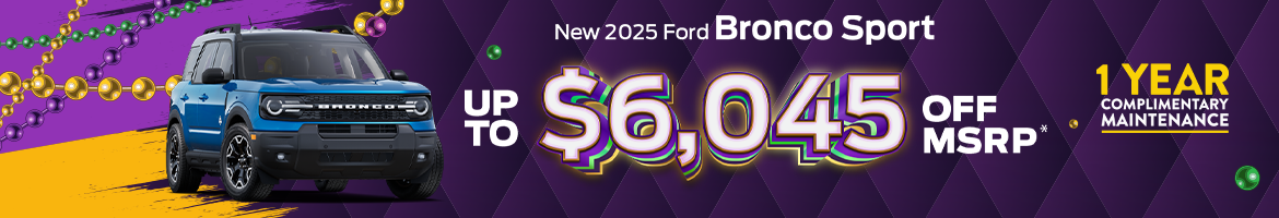 New 2025 Ford Bronco Sport