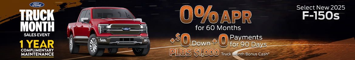 Select New 2025 F-150s