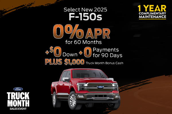 Select New 2025 F-150s
