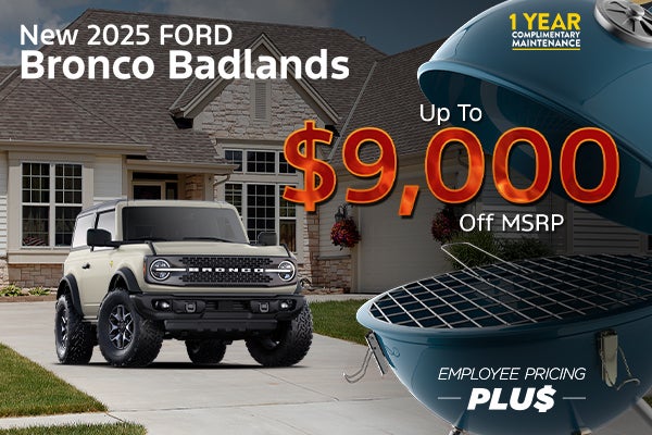 New 2025 Ford Bronco Badlands