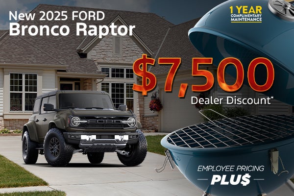 New 2025 Ford Bronco Raptor