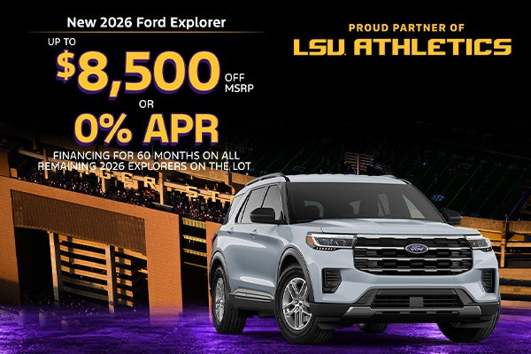 New 2026 Ford Explorer