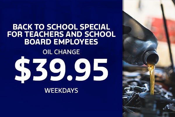 Back To School Special For Teachers And School Board Employees